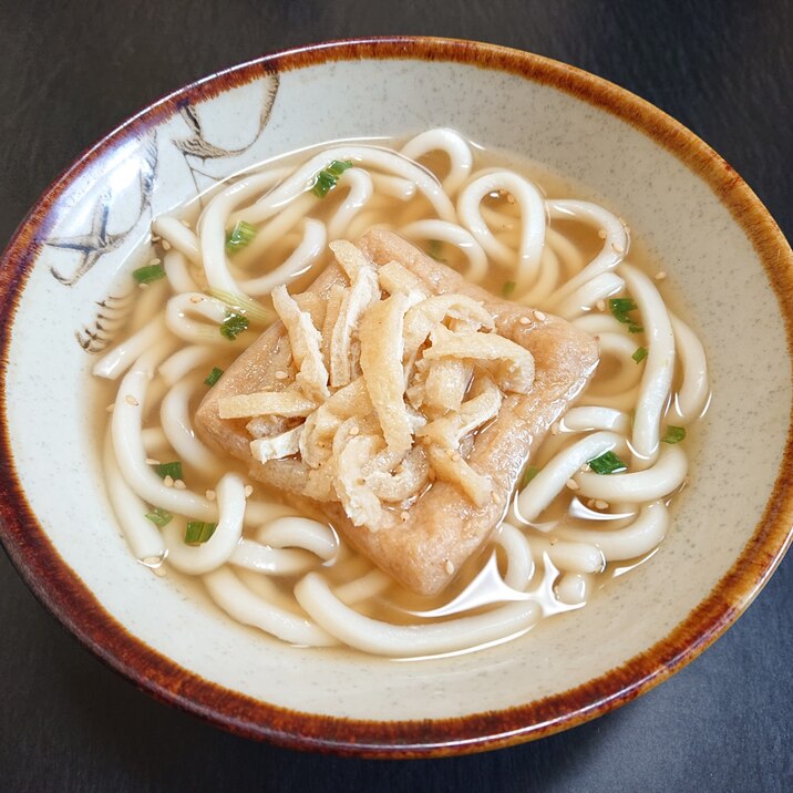 めん楽☆お揚げとお揚げのきつねうどん